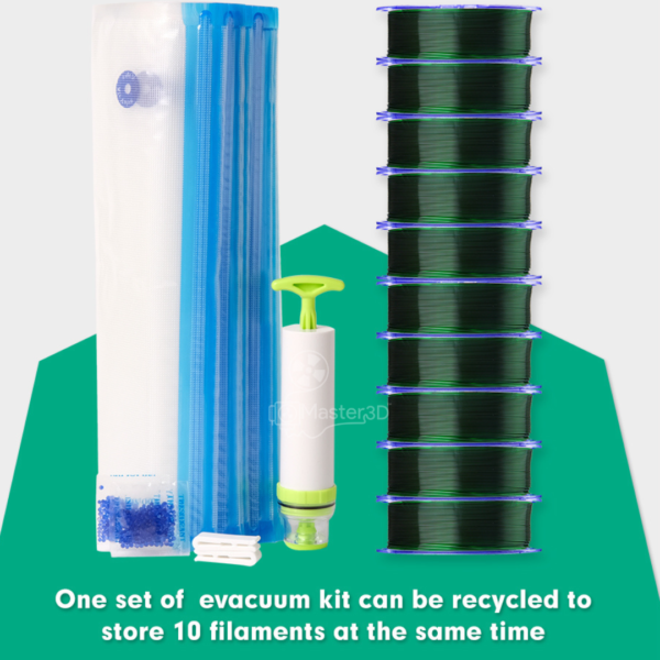 eSUN eVacuum Kit Filament Storage Vacuum Sealing Bags and Pump