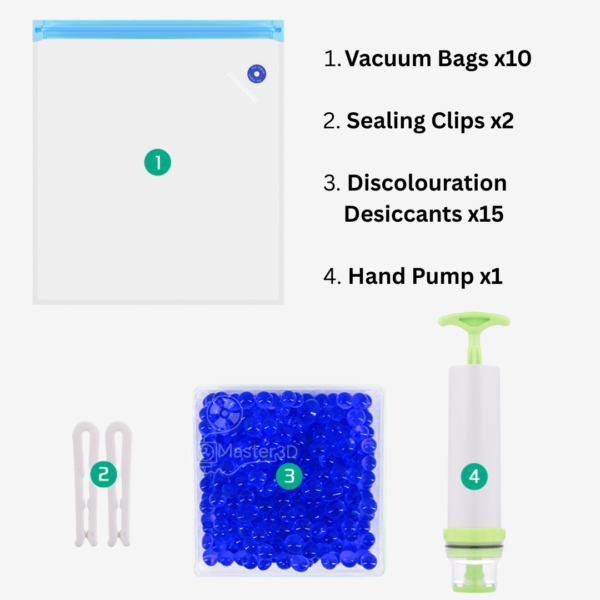 eSUN eVacuum Kit Filament Storage Vacuum Sealing Bags and Pump
